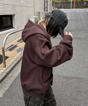 タギング総柄 フルジップフーディ