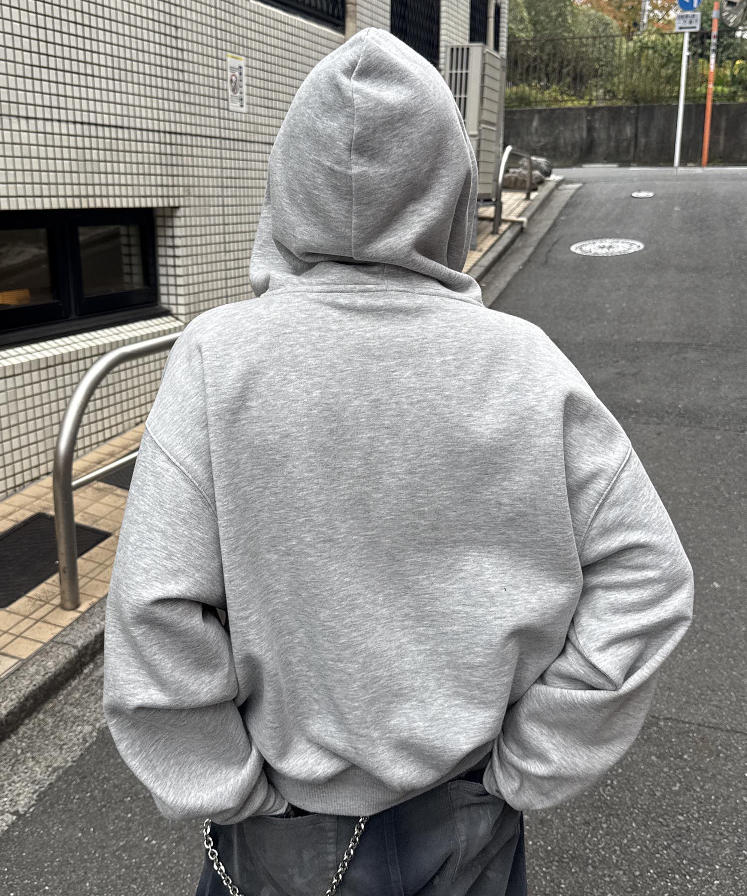 タギング総柄 フルジップフーディ