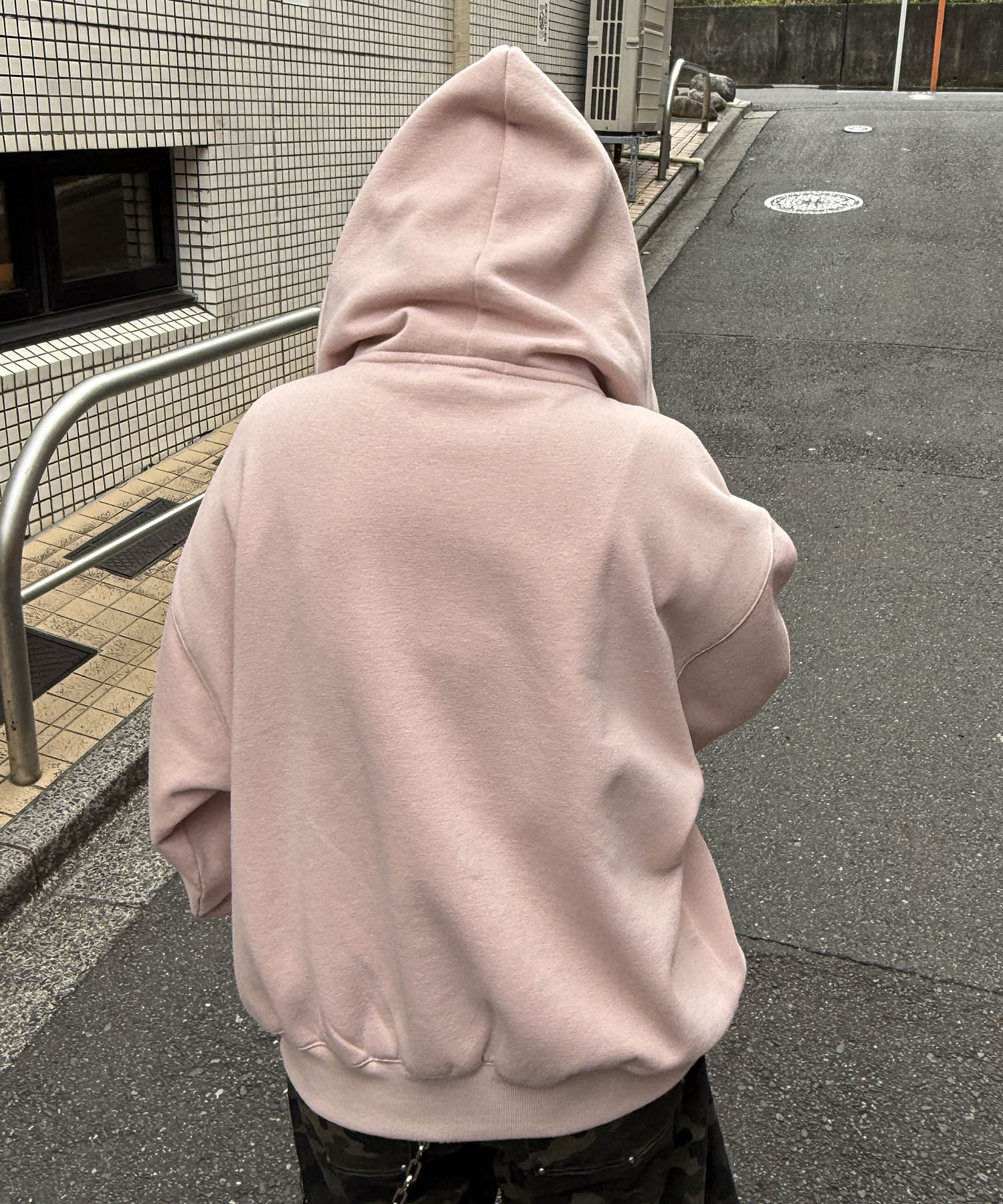 タギング総柄 フルジップフーディ