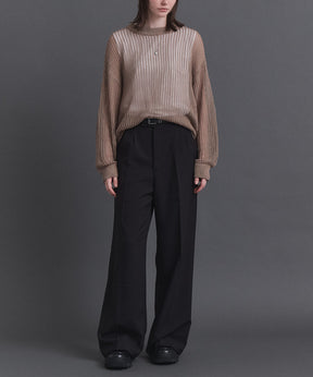 Basic Sheer Knit Pullover / ベーシック シアーニットプルオーバー