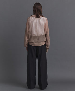 Basic Sheer Knit Pullover / ベーシック シアーニットプルオーバー