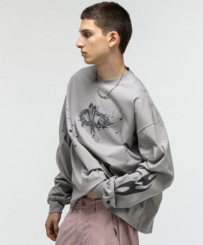 GRAPHIC LONG SLEEVE TEE / グラフィックロングスリーブTシャツ