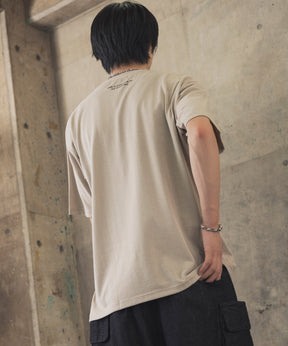 ウォーキングC ワンポイント刺繍ロゴ ビッグシルエット半袖Tシャツ