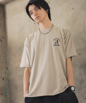ウォーキングC ワンポイント刺繍ロゴ ビッグシルエット半袖Tシャツ