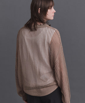 Basic Sheer Knit Pullover / ベーシック シアーニットプルオーバー