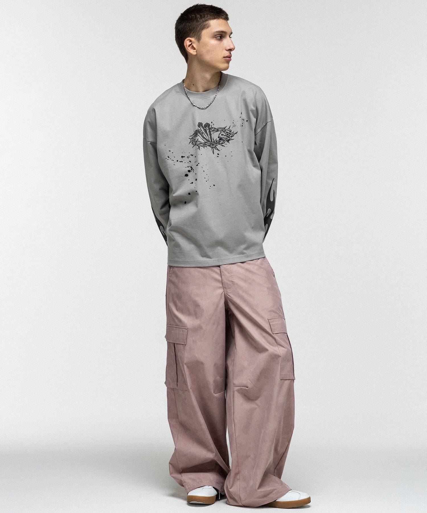 GRAPHIC LONG SLEEVE TEE / グラフィックロングスリーブTシャツ