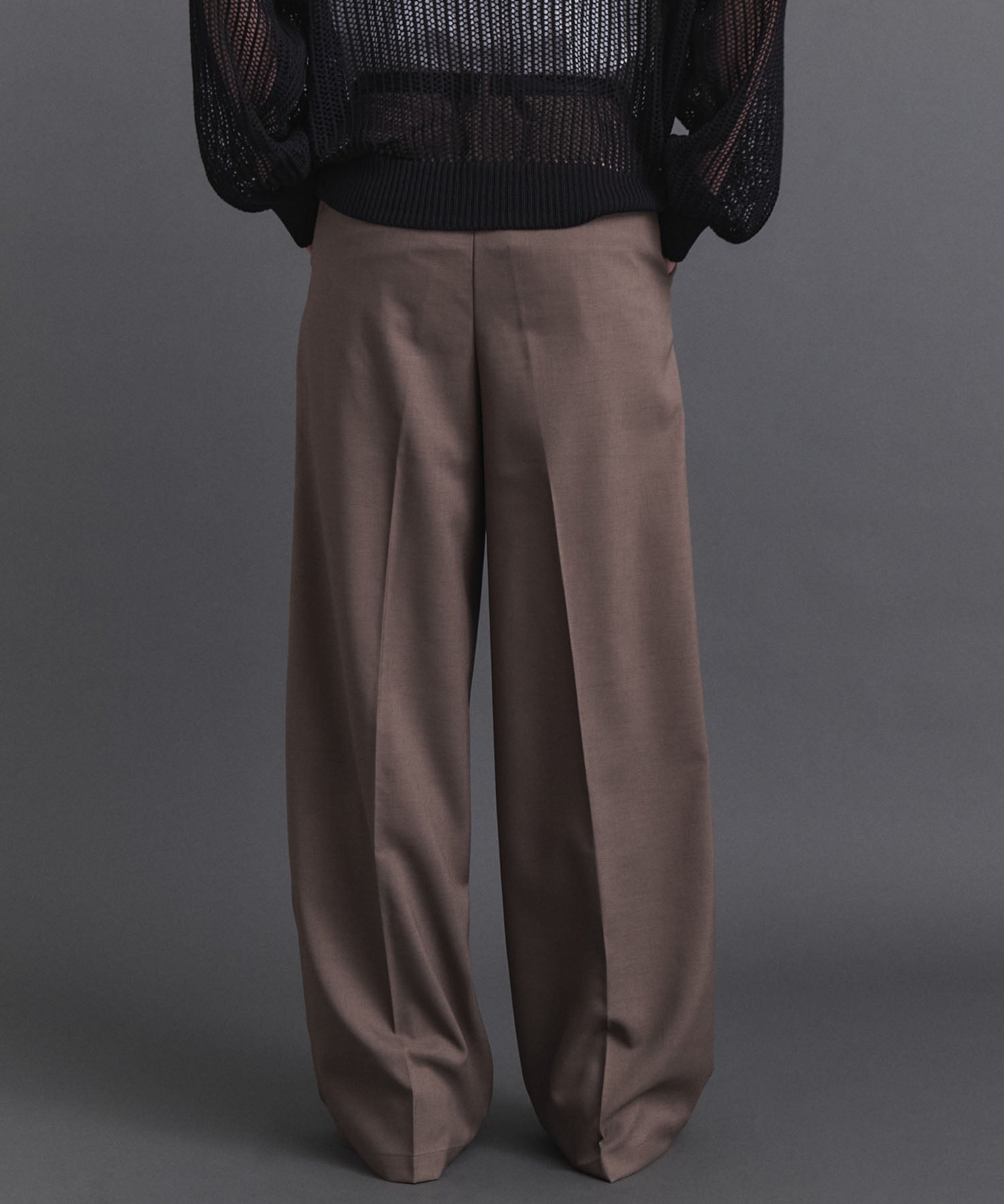 25SS ヴィンテージメイク ケミカル加工 デニム / ツイル タック ワイド 25SS ヴィンテージメイク ケミカル加工 デニム / ツイル タック ワイド