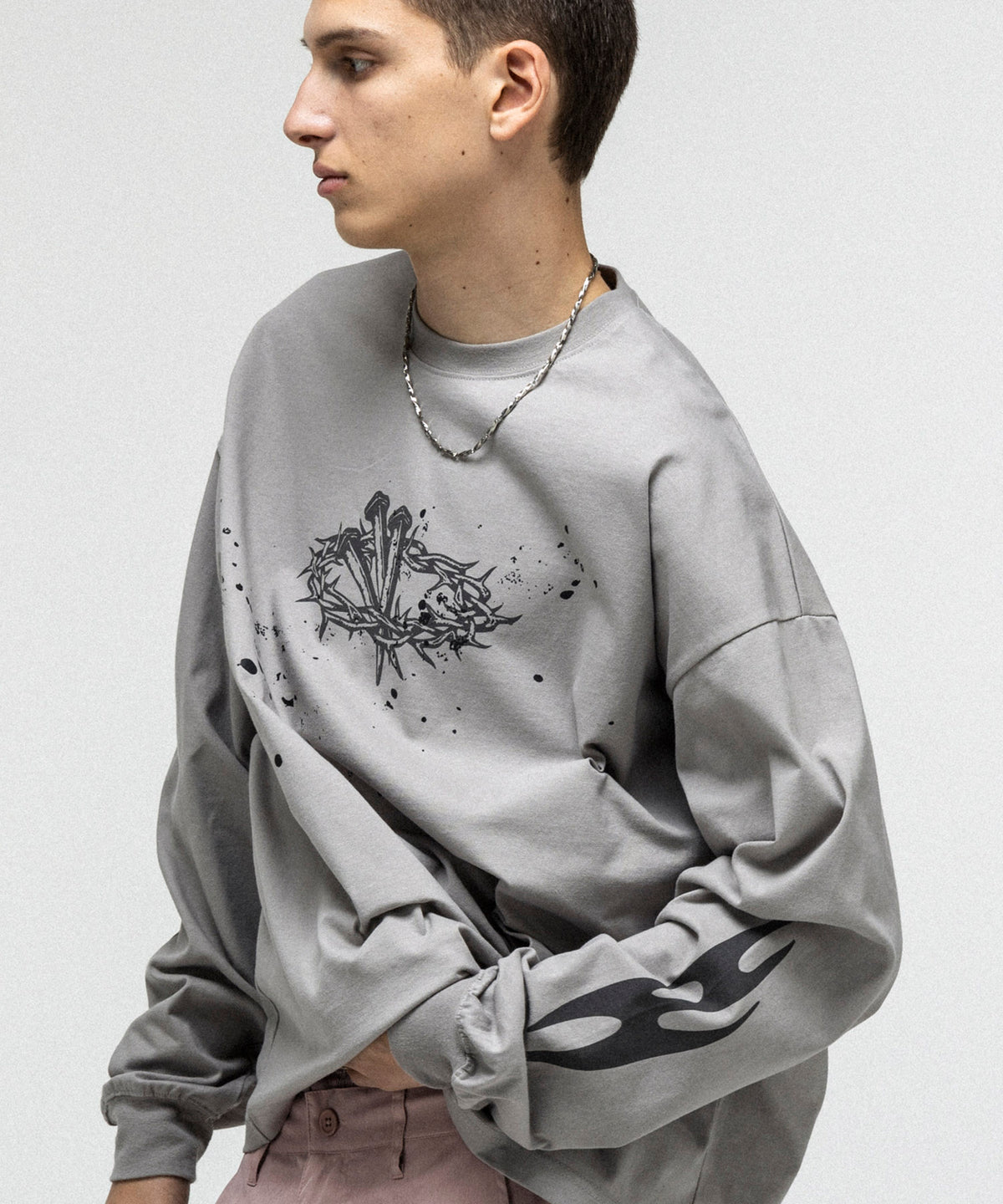 GRAPHIC LONG SLEEVE TEE / グラフィックロングスリーブTシャツ