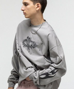 GRAPHIC LONG SLEEVE TEE / グラフィックロングスリーブTシャツ