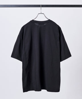 アブストラクトグラフィック箔プリント 半袖Tシャツ