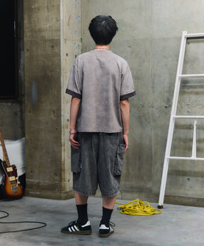 【Labordi / ラボード】デニムフードカーゴショートパンツ