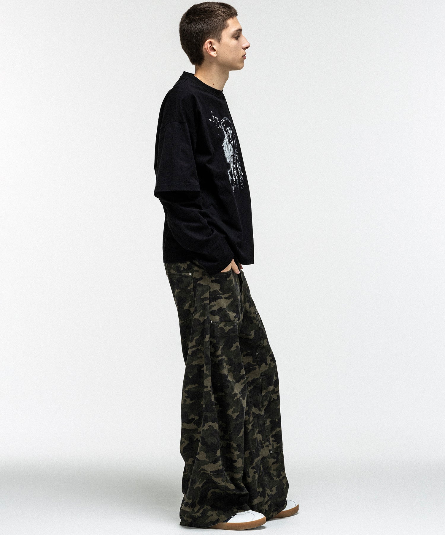 FAKE LAYERED LONG SLEEVE TEE / フェイクレイヤードロングスリーブTシャツ