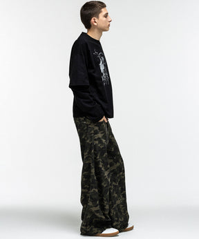 FAKE LAYERED LONG SLEEVE TEE / フェイクレイヤードロングスリーブTシャツ