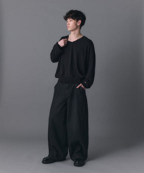V-neck High Gauge Knit / Vネックハイゲージニット