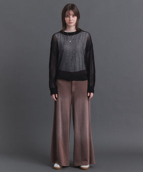 Basic Sheer Knit Pullover / ベーシック シアーニットプルオーバー