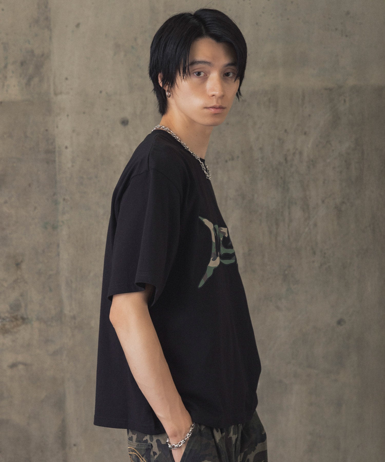 ASSORTED PATTERN GRAPHIC TEE / アソート柄グラフィックTシャツ