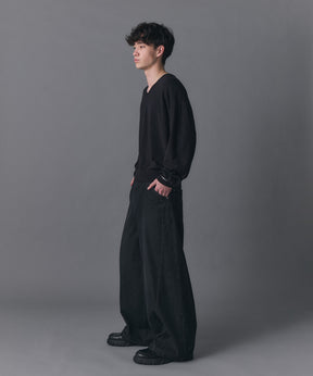 V-neck High Gauge Knit / Vネックハイゲージニット
