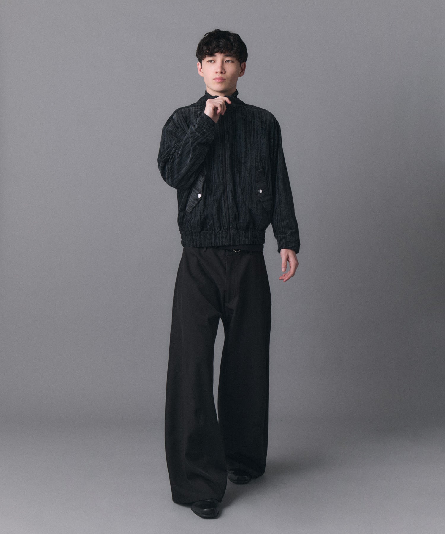 Crushed Velvet Blouson / クラッシュベルベットブルゾン