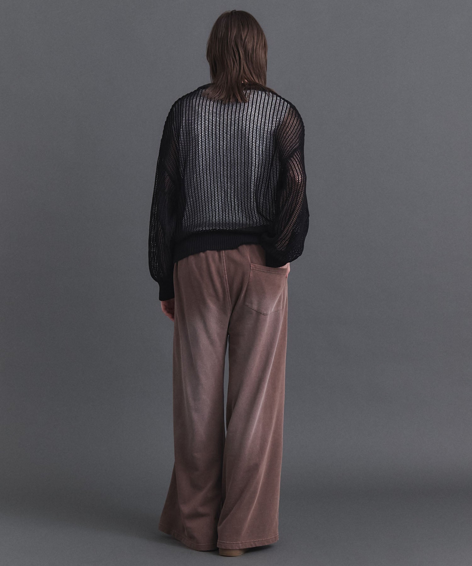 Basic Sheer Knit Pullover / ベーシック シアーニットプルオーバー