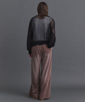 Basic Sheer Knit Pullover / ベーシック シアーニットプルオーバー