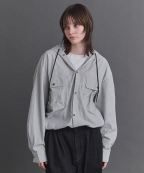 Long-sleeved Shirt Hoodie / 長袖シャツパーカー