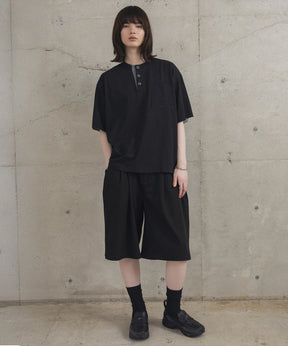 Contrast Color Henley Neck T-shirt / コントラストカラー ヘンリーネックTシャツ