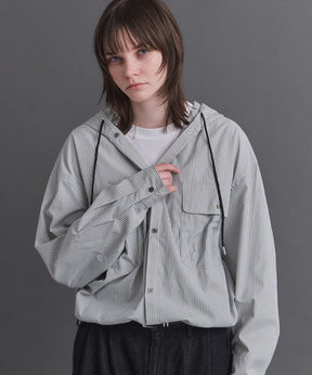 Long-sleeved Shirt Hoodie / 長袖シャツパーカー