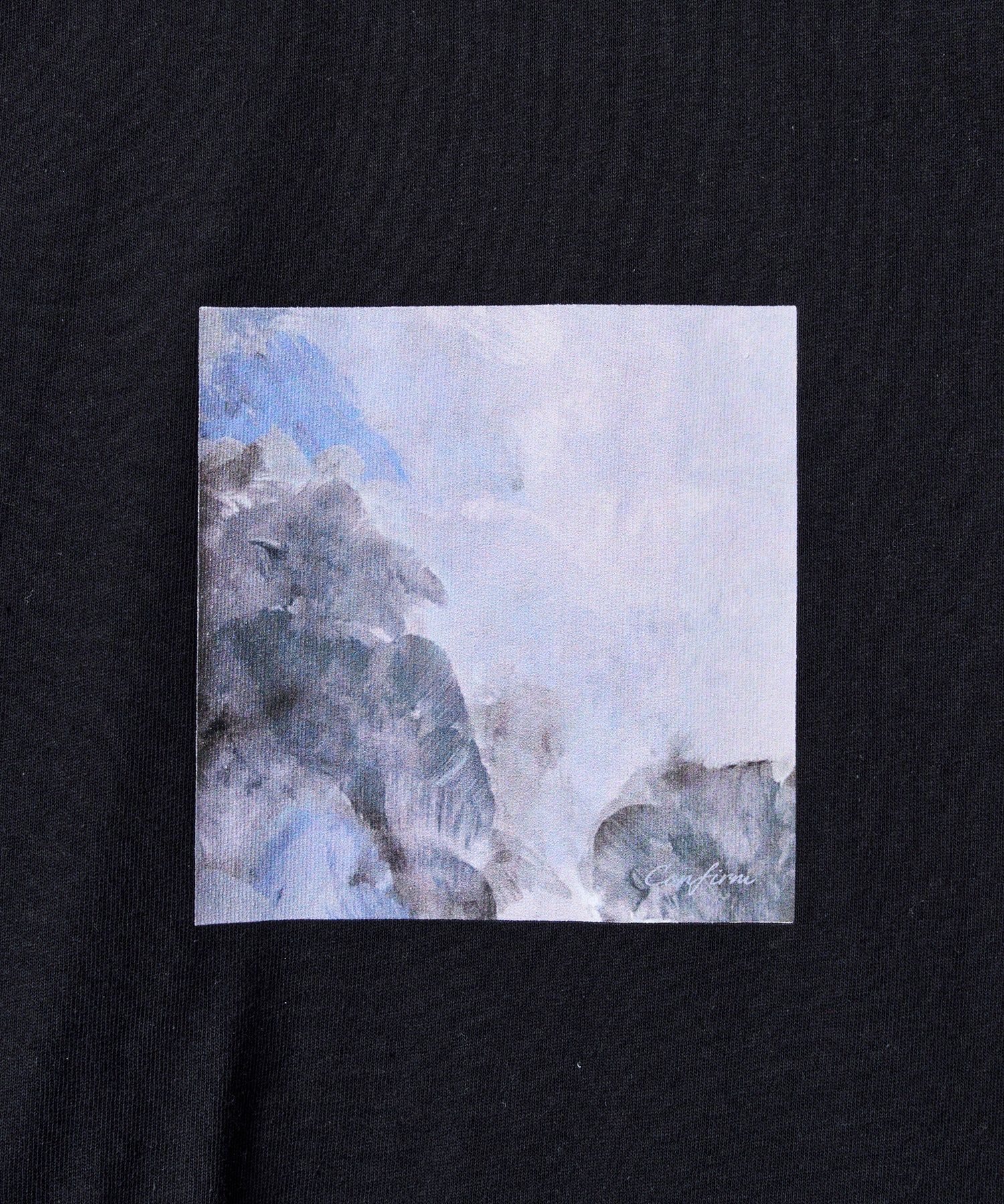アブストラクト絵画 フロントプリント 半袖Tシャツ