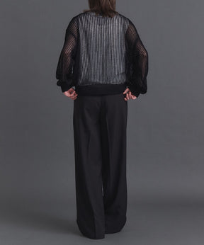 Basic Sheer Knit Pullover / ベーシック シアーニットプルオーバー