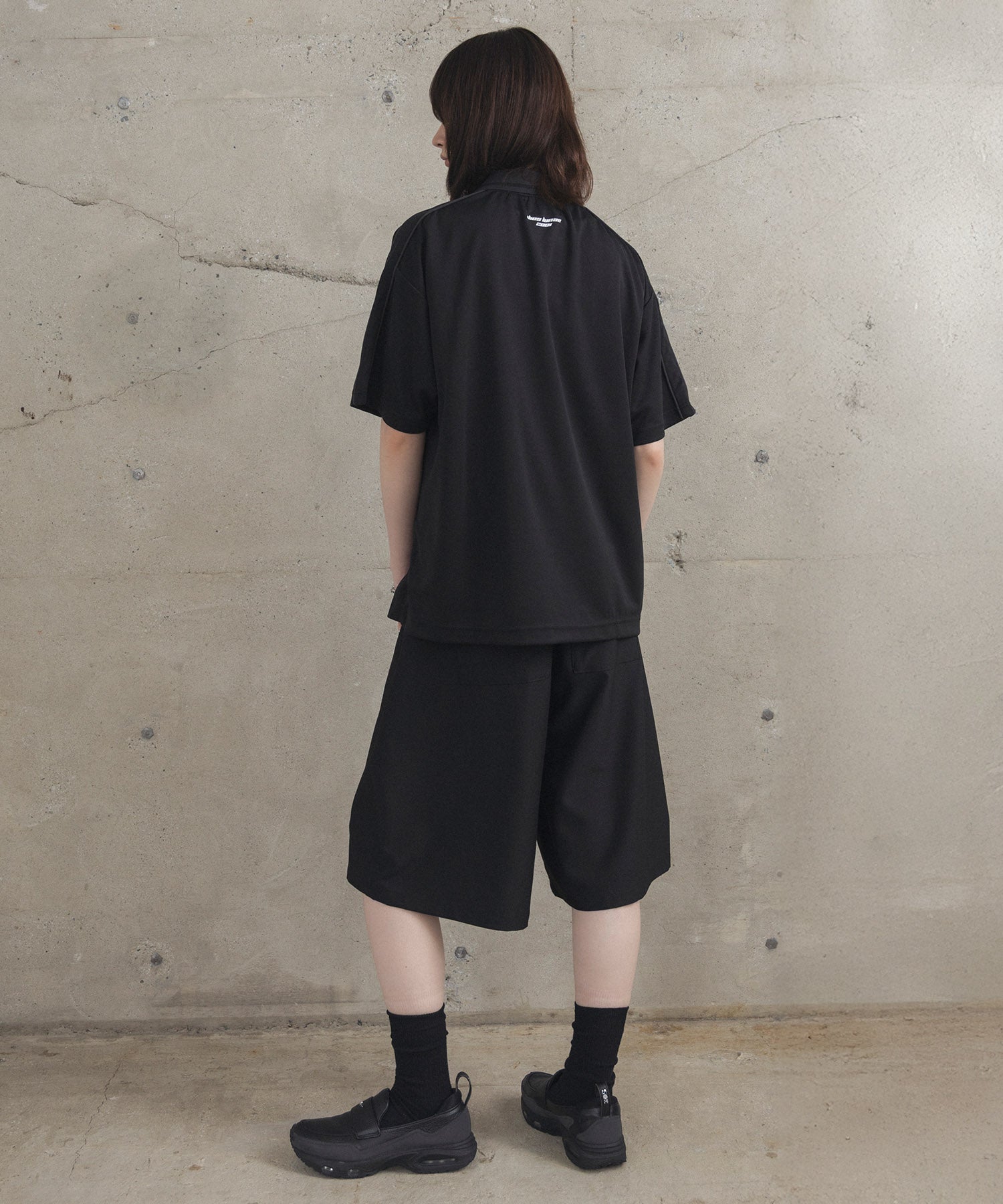 フロントプリント サイドライン ユニフォーム半袖Tシャツ