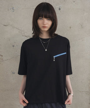 Zip-detail Tee / ジップディテールTシャツ