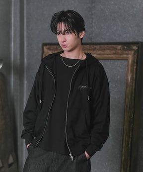 "Confirm" Logo Embroidery FullZIP Hoodie / "Confirm"刺繍フルジップパーカー