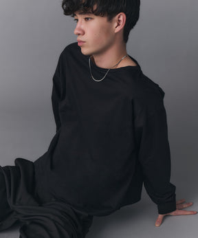 Boat Neck Long-Sleeve Tee / ボートネックロングスリーブTシャツ