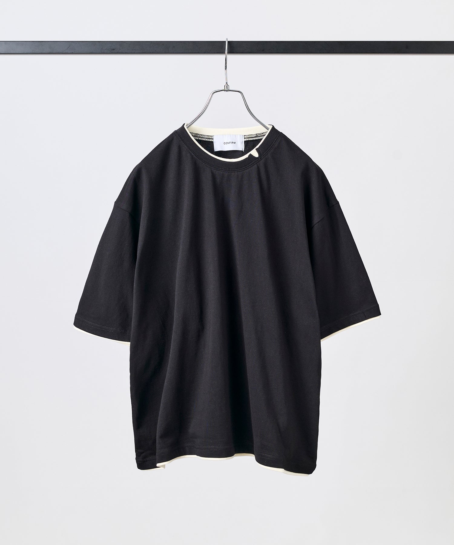 Neck Detail Plain T-Shirt / ネックディテール Tシャツ