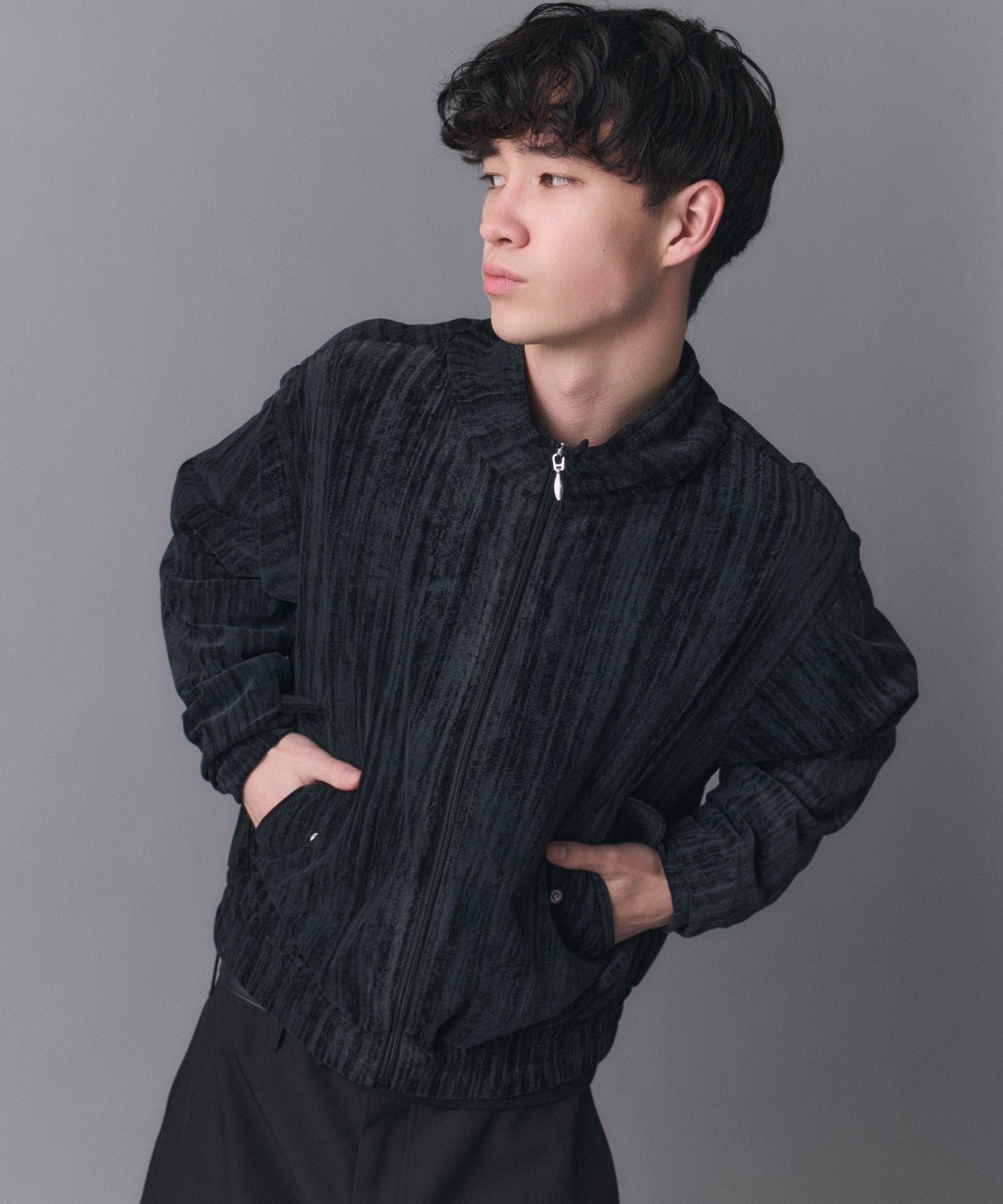 Crushed Velvet Blouson / クラッシュベルベットブルゾン