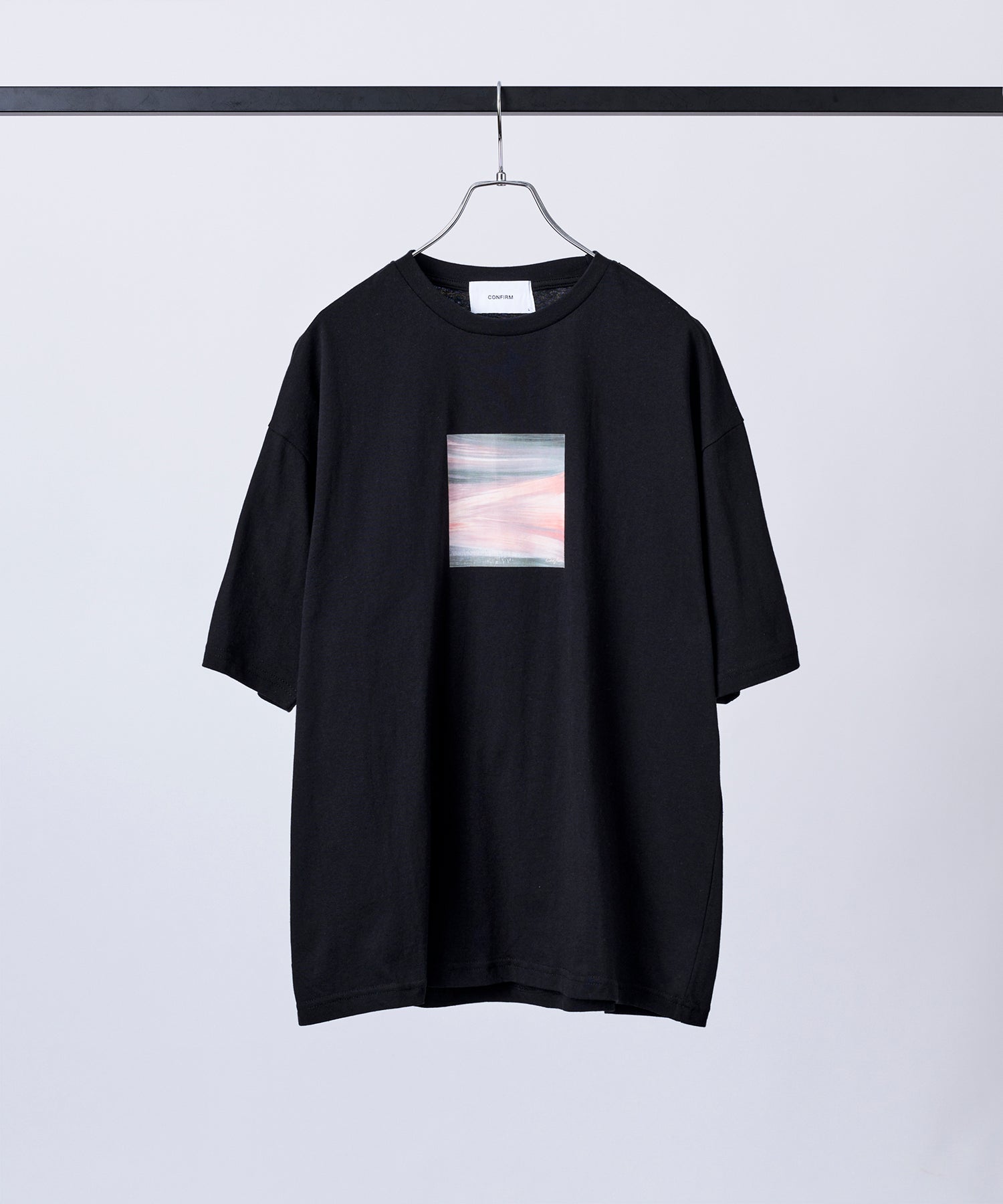 アブストラクト絵画 フロントプリント 半袖Tシャツ