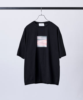 アブストラクト絵画 フロントプリント 半袖Tシャツ