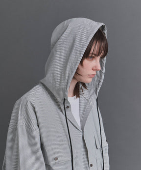 Long-sleeved Shirt Hoodie / 長袖シャツパーカー