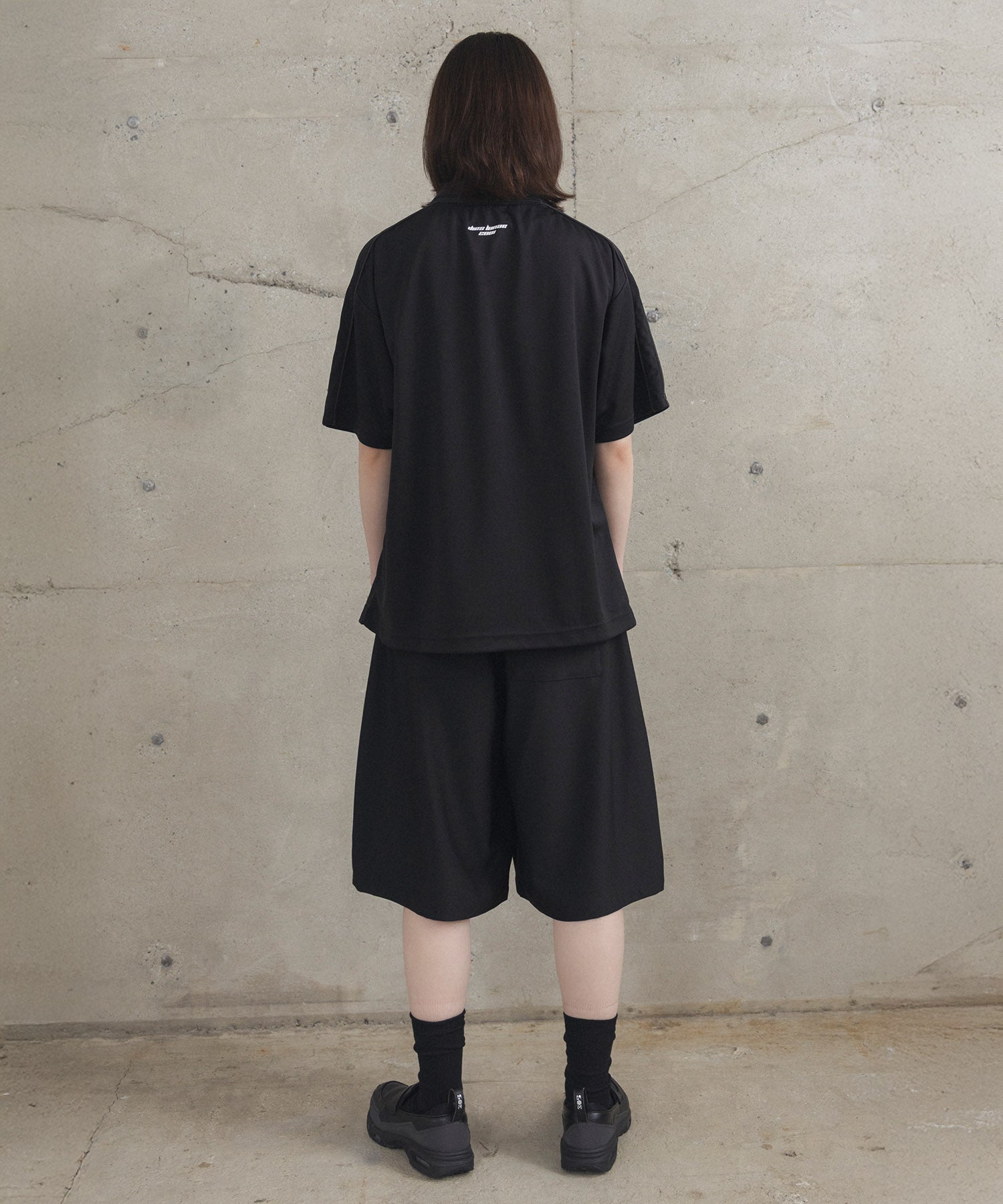 フロントプリント サイドライン ユニフォーム半袖Tシャツ