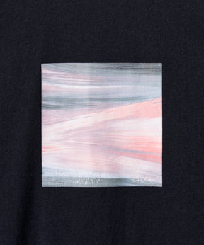 アブストラクト絵画 フロントプリント 半袖Tシャツ