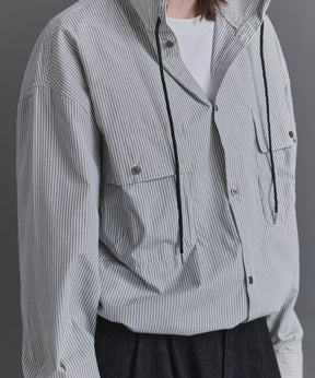 Long-sleeved Shirt Hoodie / 長袖シャツパーカー