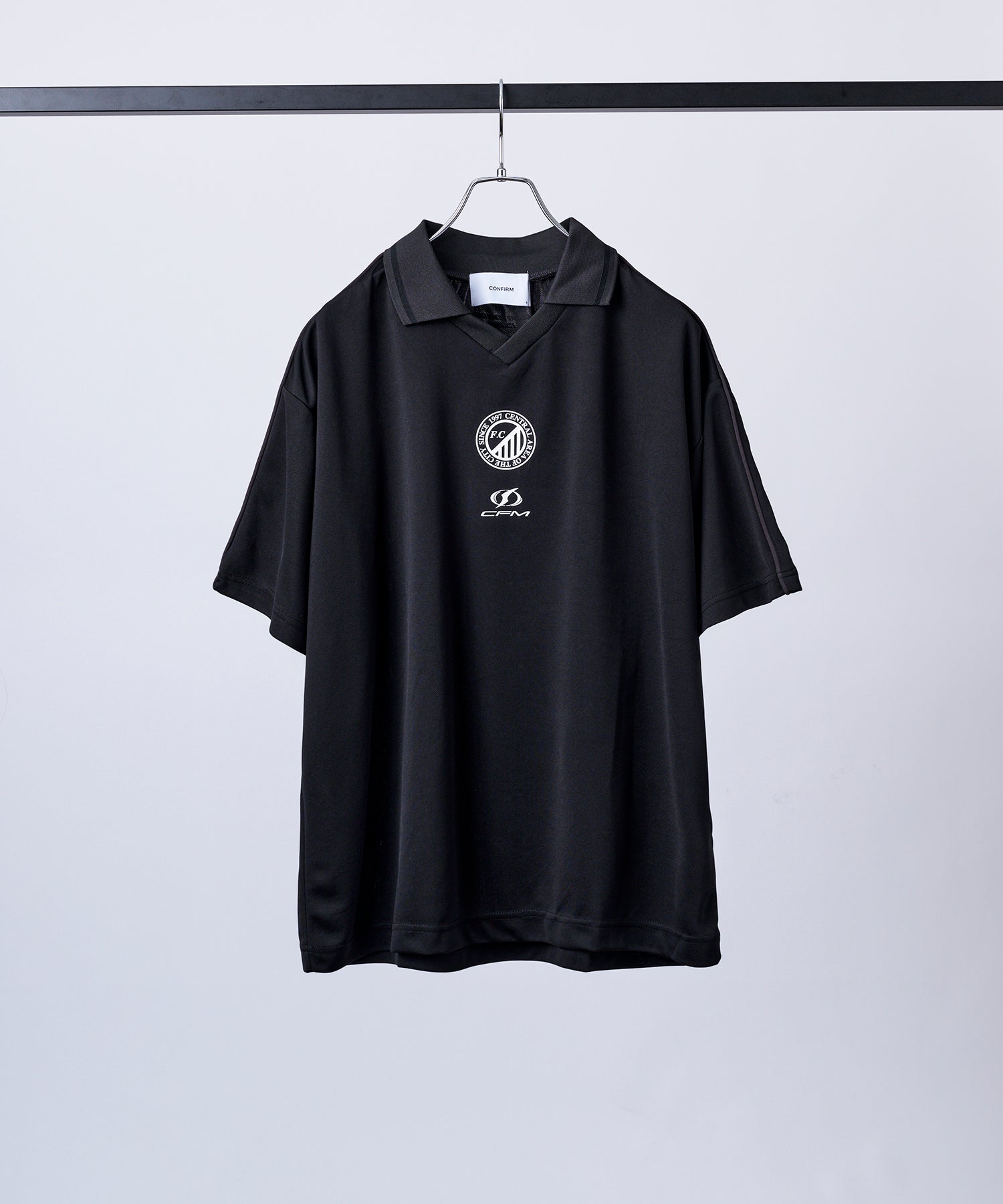 フロントプリント サイドライン ユニフォーム半袖Tシャツ