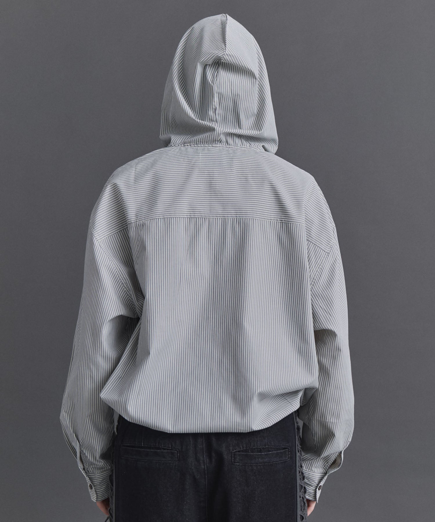 Long-sleeved Shirt Hoodie / 長袖シャツパーカー
