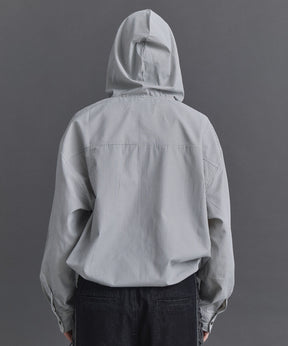 Long-sleeved Shirt Hoodie / 長袖シャツパーカー
