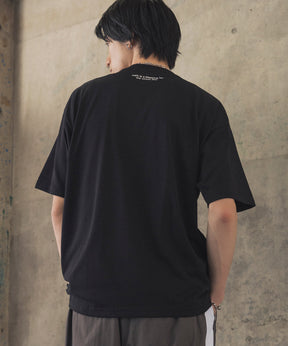 ウォーキングA ワンポイント刺繍ロゴ ビッグシルエット半袖Tシャツ