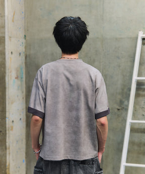 SLEEVE LAYERED LOOSE T-SHIRT / レイヤード ルーズTシャツ