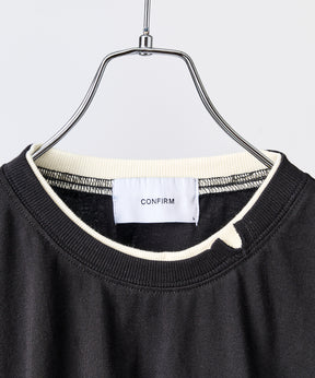 Neck Detail Plain T-Shirt / ネックディテール Tシャツ