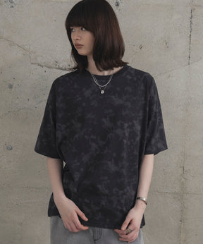 ビックシルエット 総柄プリント 半袖Ｔシャツ