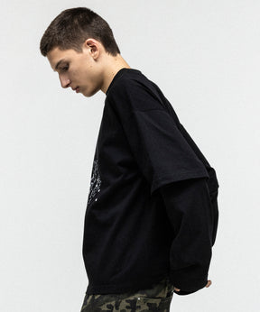 FAKE LAYERED LONG SLEEVE TEE / フェイクレイヤードロングスリーブTシャツ