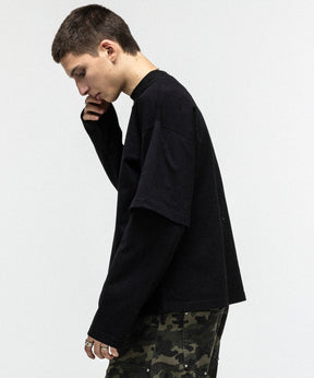 FAKE LAYERED LONG SLEEVE TEE / フェイクレイヤードロングスリーブTシャツ